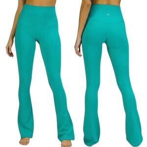 Lululemon Align High-Rise Mini-Flared Pant Teal Nulu Fabric 4